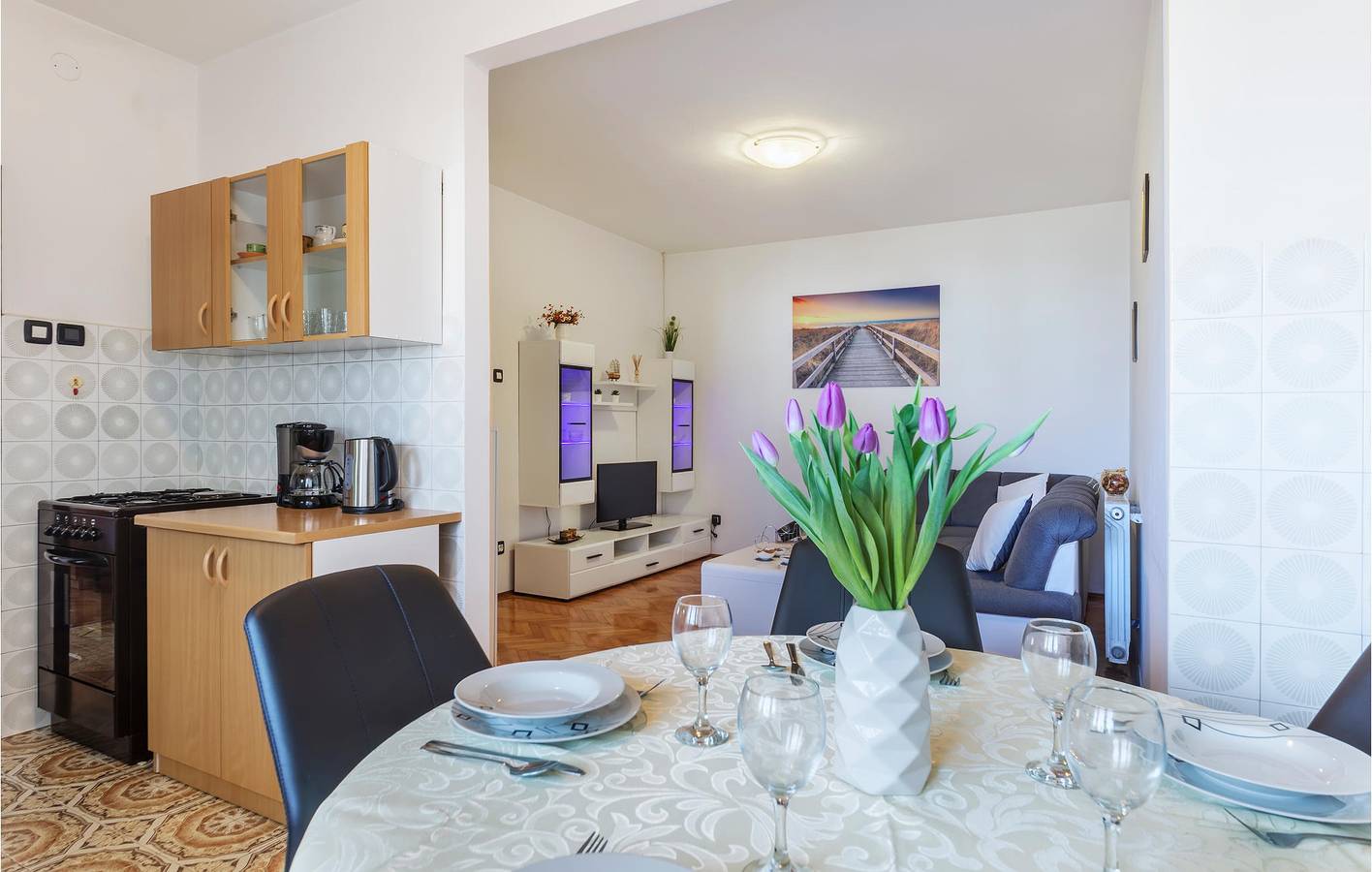 Appartement de vacances entier, Appartement de vacances pour 5 personnes avec terrasse in Galižana, Côte Sud d'Istrie