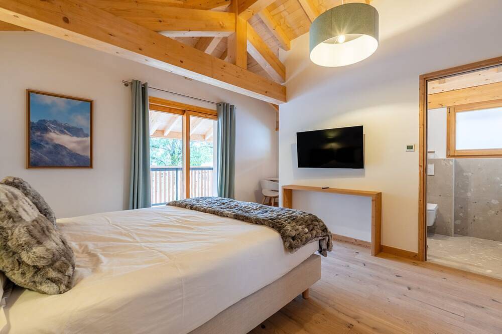 Berghütte-Deluxe-Ensuite-Bergblick in Thônes, Annecy und Umgebung