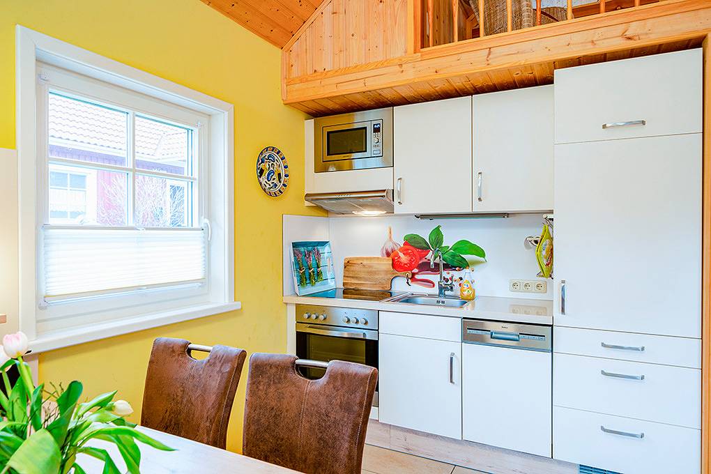 Holiday home for 4 people with sauna in Krakow am See, Mecklenburg Lakes