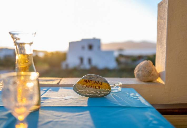 Maison d’hôte pour 3 personnes, avec terrasse ainsi que vue et jardin dans Naxos