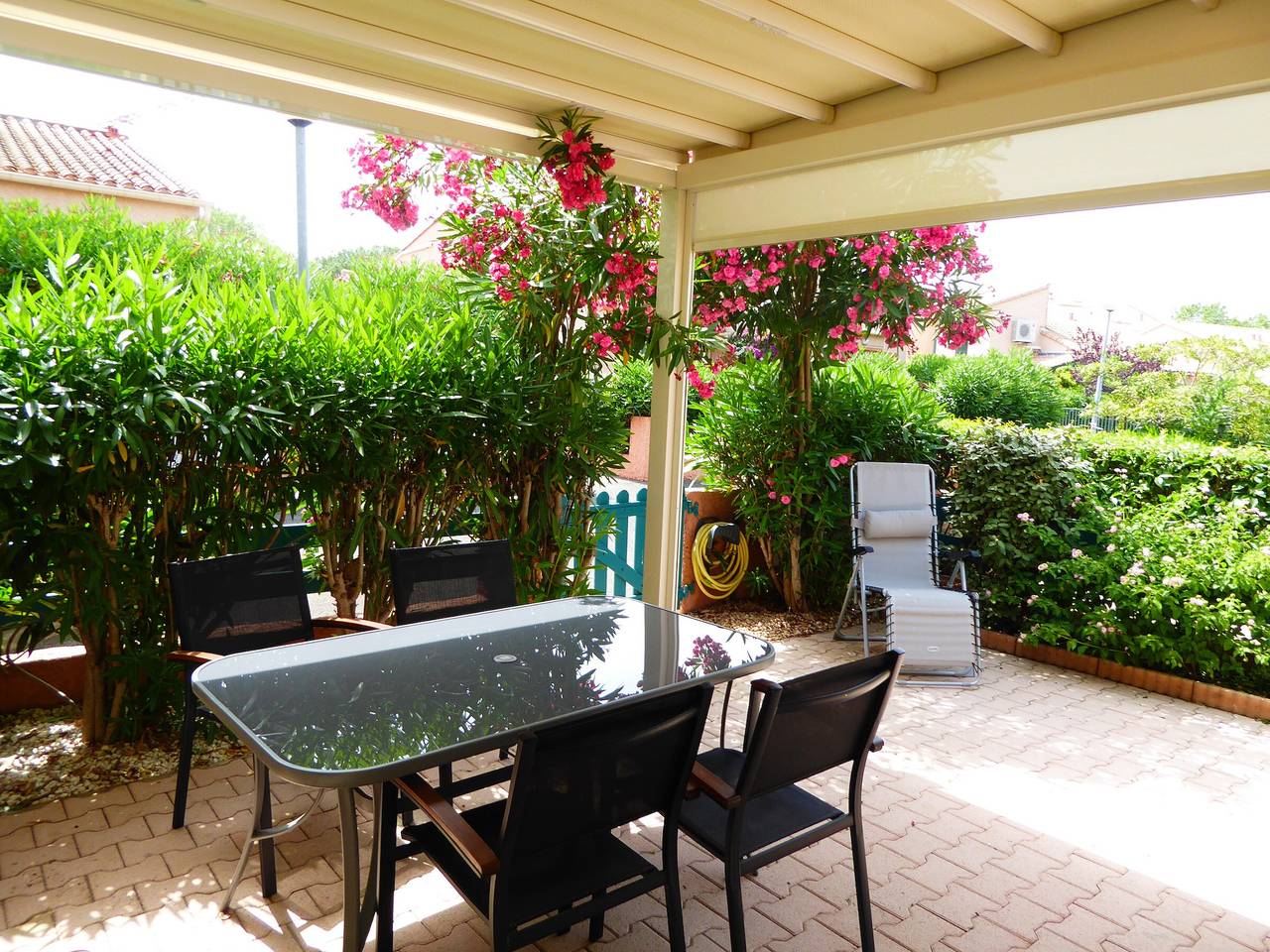 Pavillon climatisé 4/5 pers, grande terrasse, proche plage et commerces, parking sécurisé in Côte Vermeille, Argelès-sur-Mer