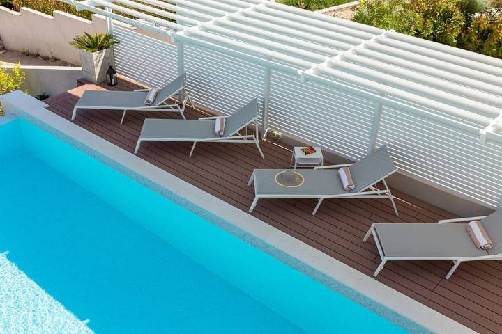 Villa pour 8 personnes, avec jacuzzi ainsi que sauna et jardin à Tisno - 2