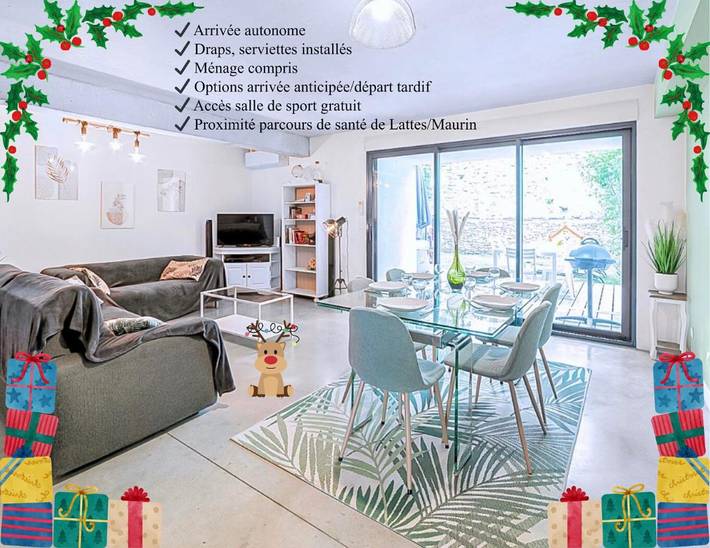 Appartement de vacances pour 12 personnes, avec vue ainsi que bassin pour enfant et jardin, animaux acceptés
