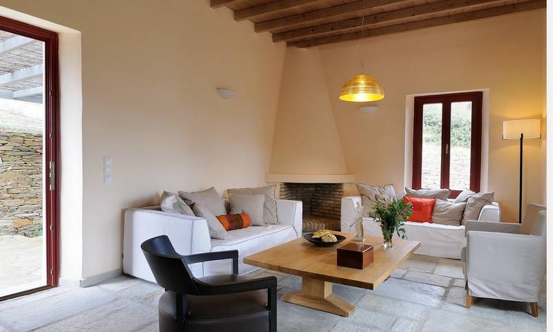 Location de vacances pour 4 personnes, avec piscine et balcon ainsi que vue sur l’océan et jardin dans Andros - 2