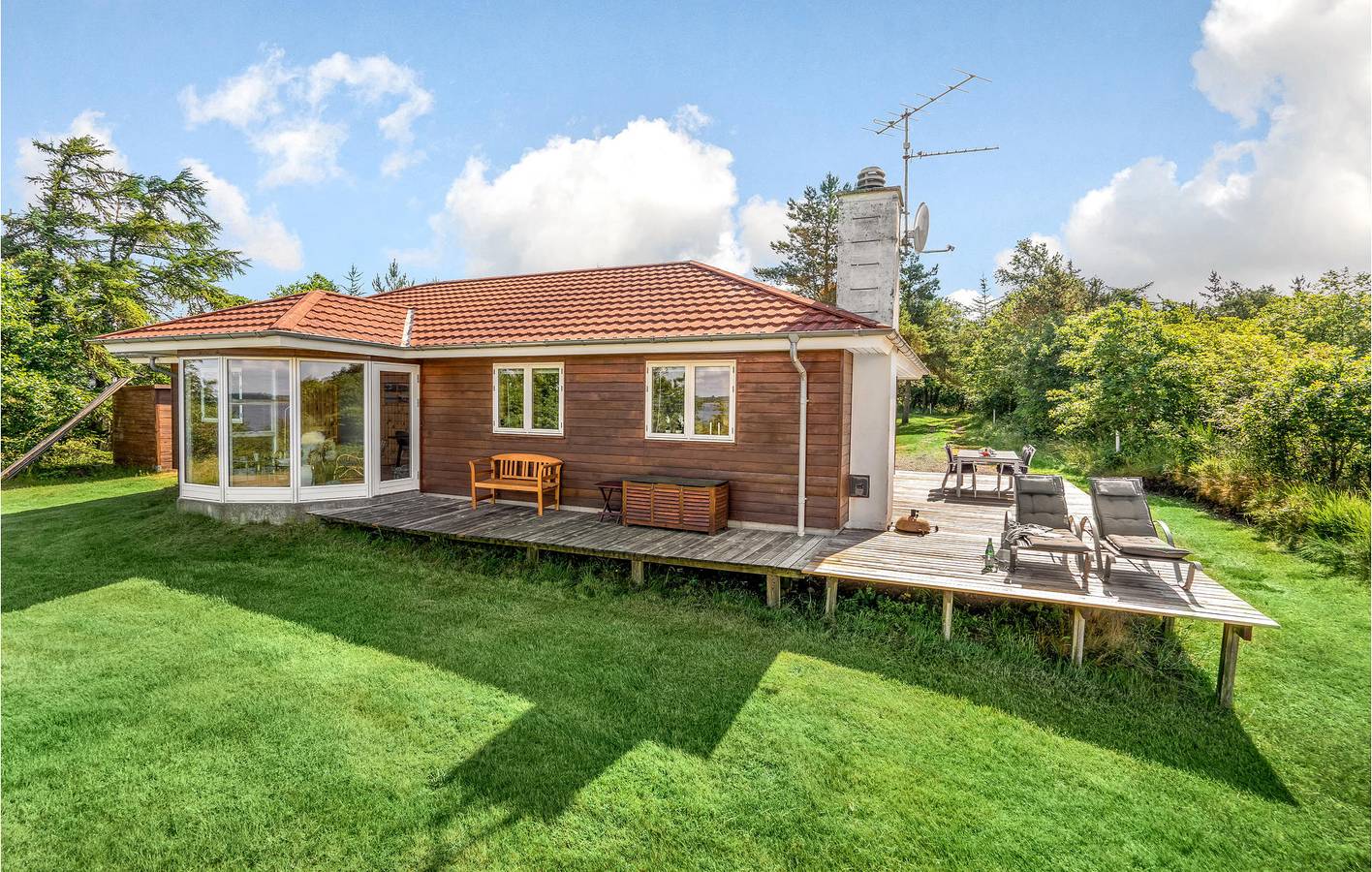 Feriehus for 6 personer med jacuzzi in Lynderup, Limfjord in Westjütland