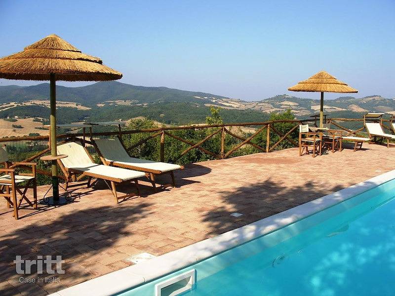 Maison de vacances pour 2 personnes avec terrasse in Montecatini Val di Cecina, Côte des Étrusques