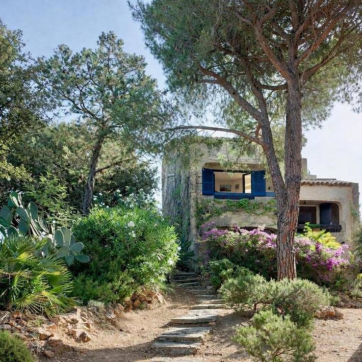 Location de vacances pour 6 personnes, avec Balcon ainsi que Terrasse et Vue dans Plage Cala Rossa