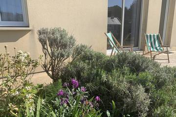 Gîte pour 4 personnes, avec jardin et terrasse, animaux acceptés dans Plage De Loscolo Penestin