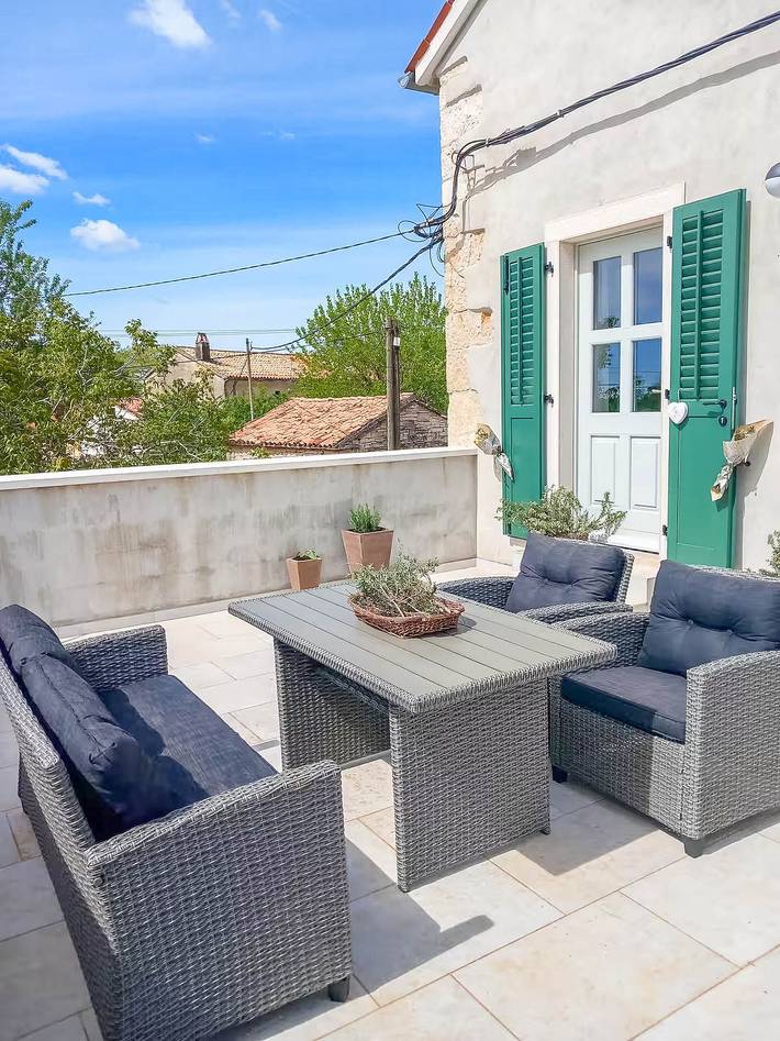 Ferienwohnung für 3 Personen, mit Terrasse