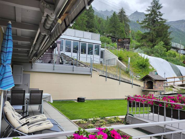 Ganze Ferienwohnung, Ferienwohnung Steinbock - 4-Bettwohnung in Grächen, Walliser Alpen
