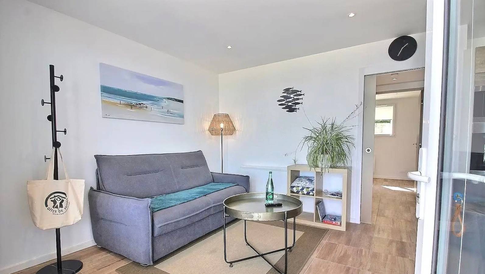 Ganze Wohnung, Appartement 'Gîte Bréhat' mit Meerblick, privater Terrasse und Wlan in Perros-Guirec, Rosa Granitküste