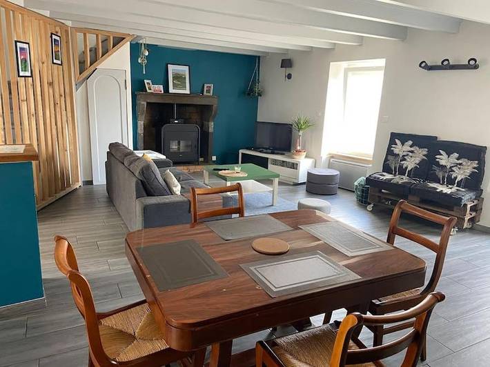 Maison de vacances pour 7 personnes, avec terrasse, animaux acceptés