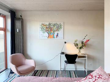 Gîte pour 3 personnes, avec terrasse et sauna, adapté aux familles à Winterthour