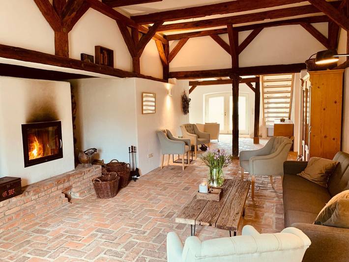 Ganze Ferienwohnung, Ferienwohnung Söss im Landhaus Börmoos in Habernis, Steinberg
