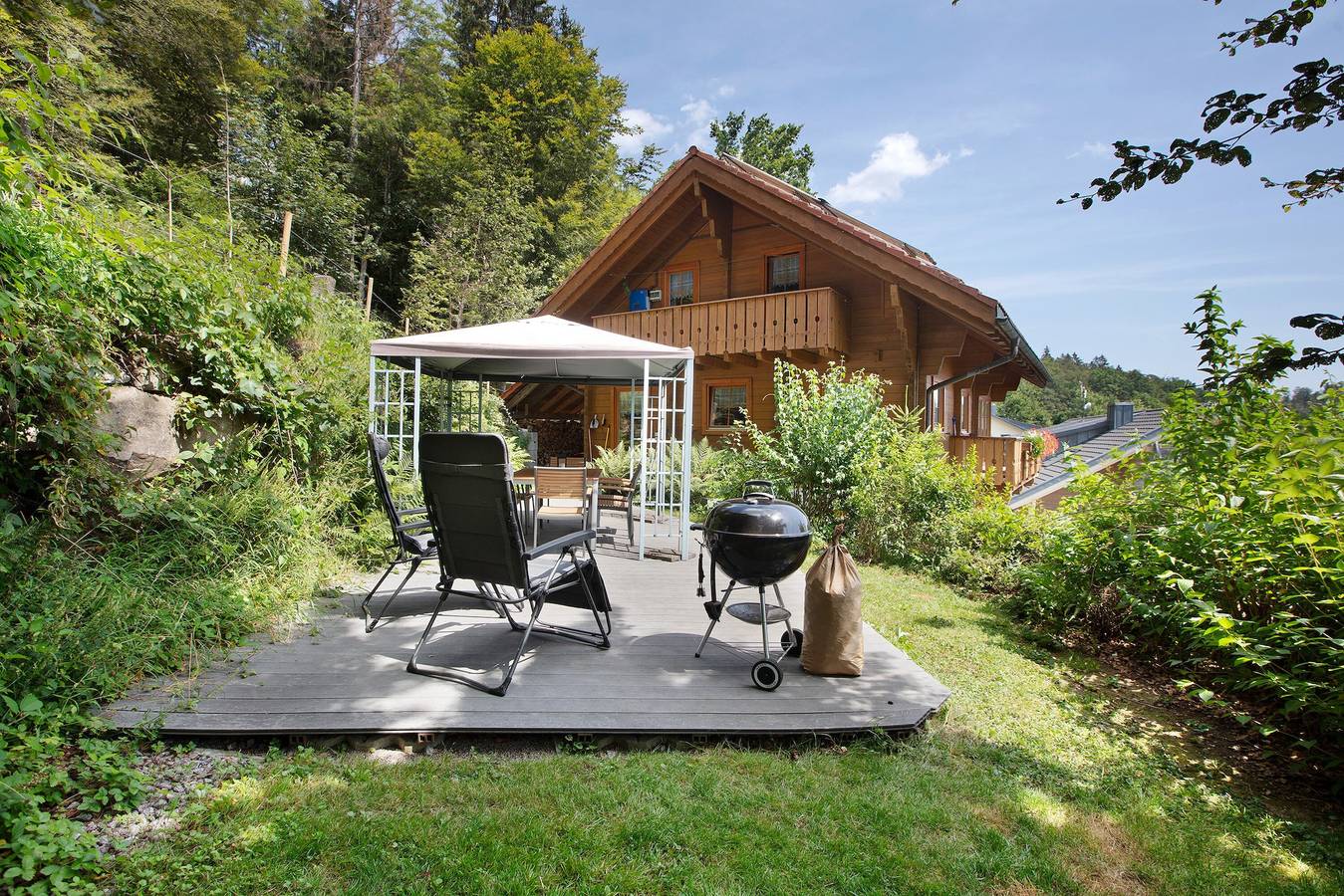 Casa de vacaciones 'Ferienhaus Sankt Peter' con vistas a la montaña, terraza privada y Wi-Fi in Dachsberg, Selva Negra (zona sur)