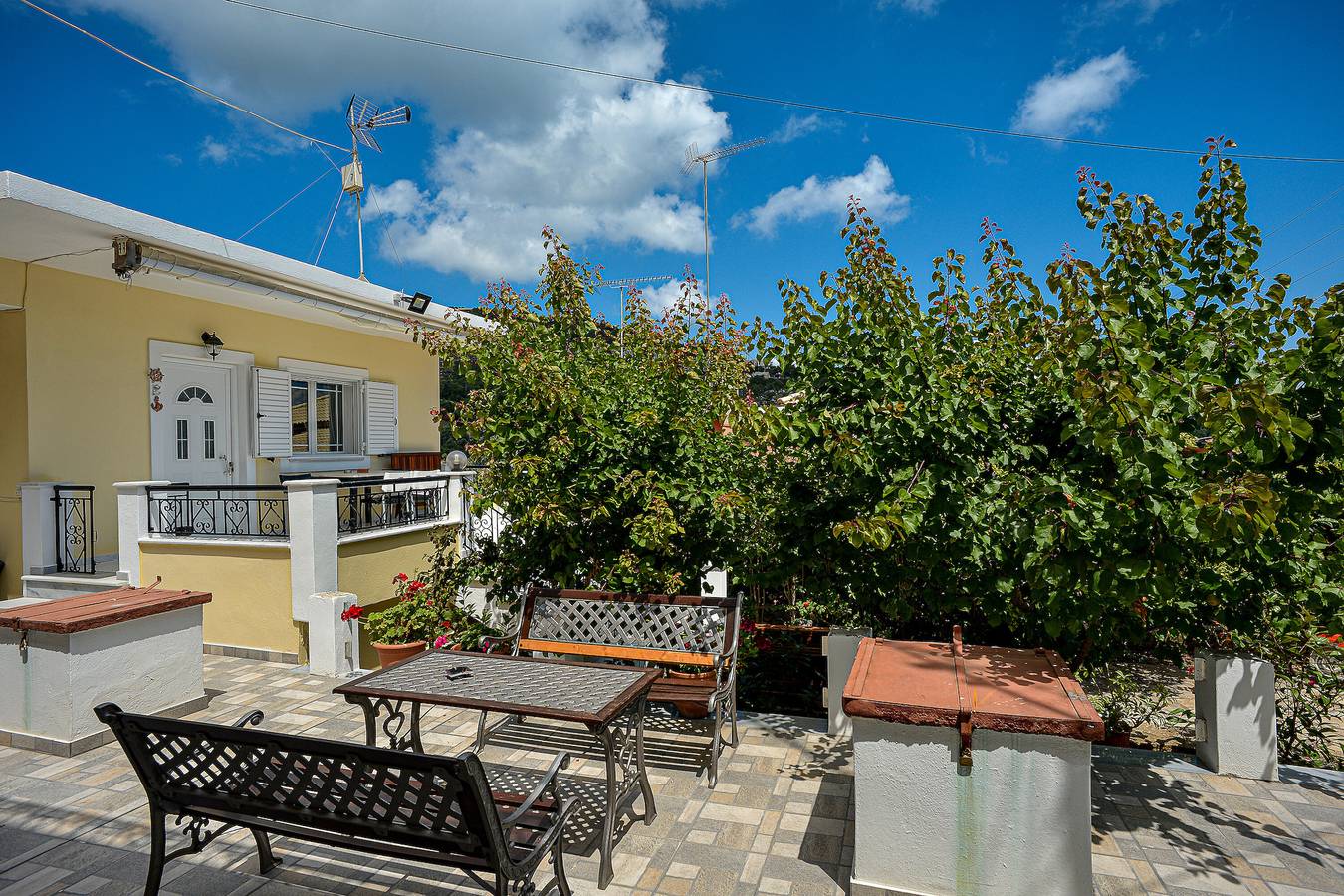 Zimmer 'Casa Nuova Garden' mit Balkon, Wlan und Klimaanlage in Gaios, Paxos