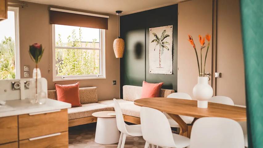 Bungalow für 6 Personen, mit Sauna und Terrasse