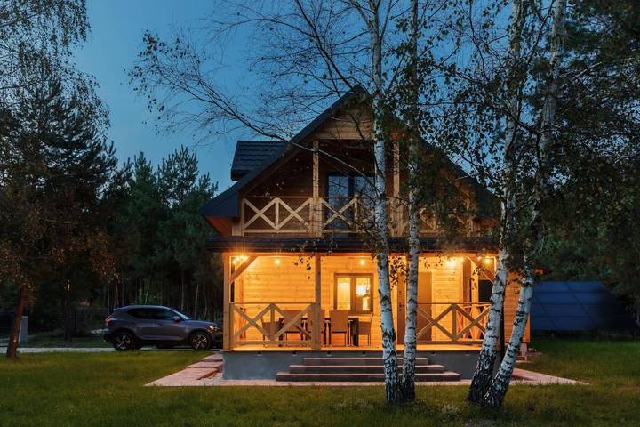 Dom dla 8 osób, z ogród i jacuzzi, Dla rodziny w Województwo świętokrzyskie