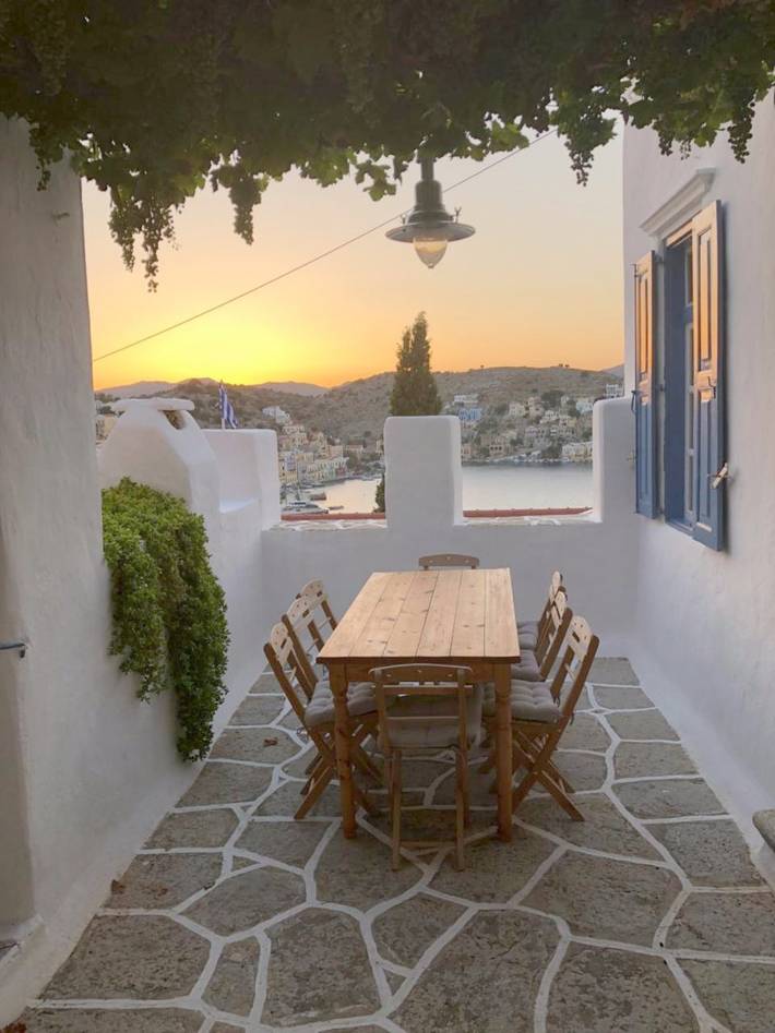 Location de vacances pour 4 personnes, avec terrasse et vue dans Symi - 2