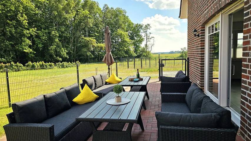 Ferienhaus für 10 Personen, mit Garten und Terrasse