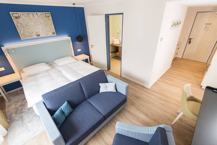 Boutique-Hotel Zur alten Post Neubau - Großes Wohnzimmer in Hafen Büsum, Büsum