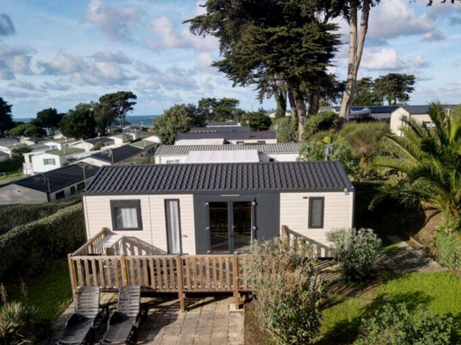 Camping Les Chevrets - Mobilhome 4 personas - Corsaire Premium in Saint-Coulomb, Región de Saint-Malo