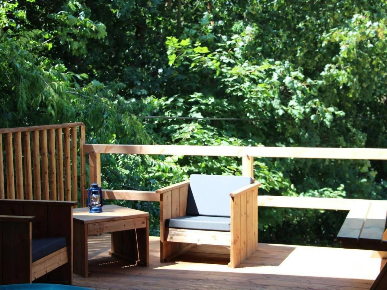 Gemütliches Safarizelt mit Grill und Garten in Lychensee, Lychen