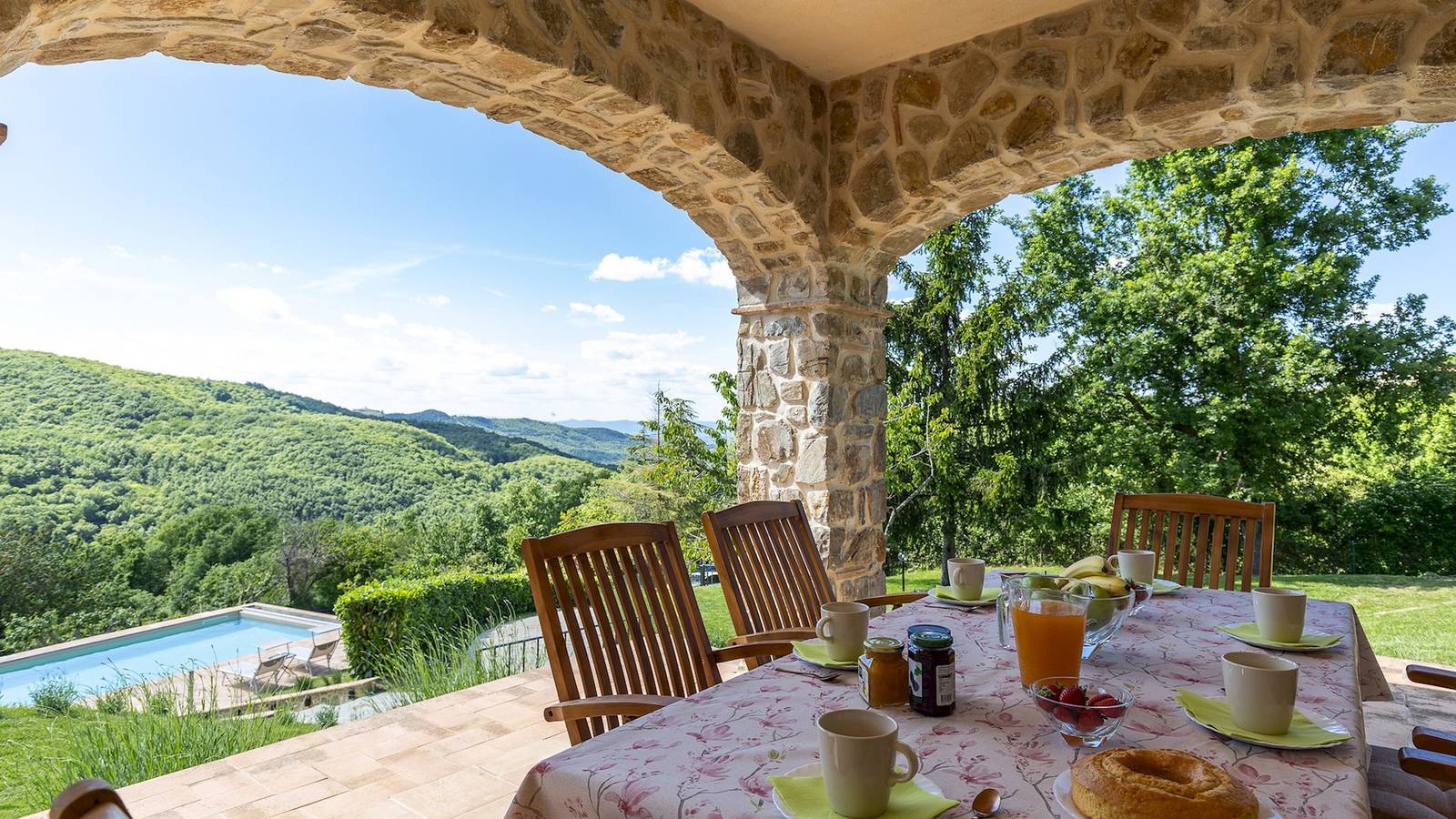 Villa für 6 Personen mit Balkon in Arcidosso, Grosseto Provinz