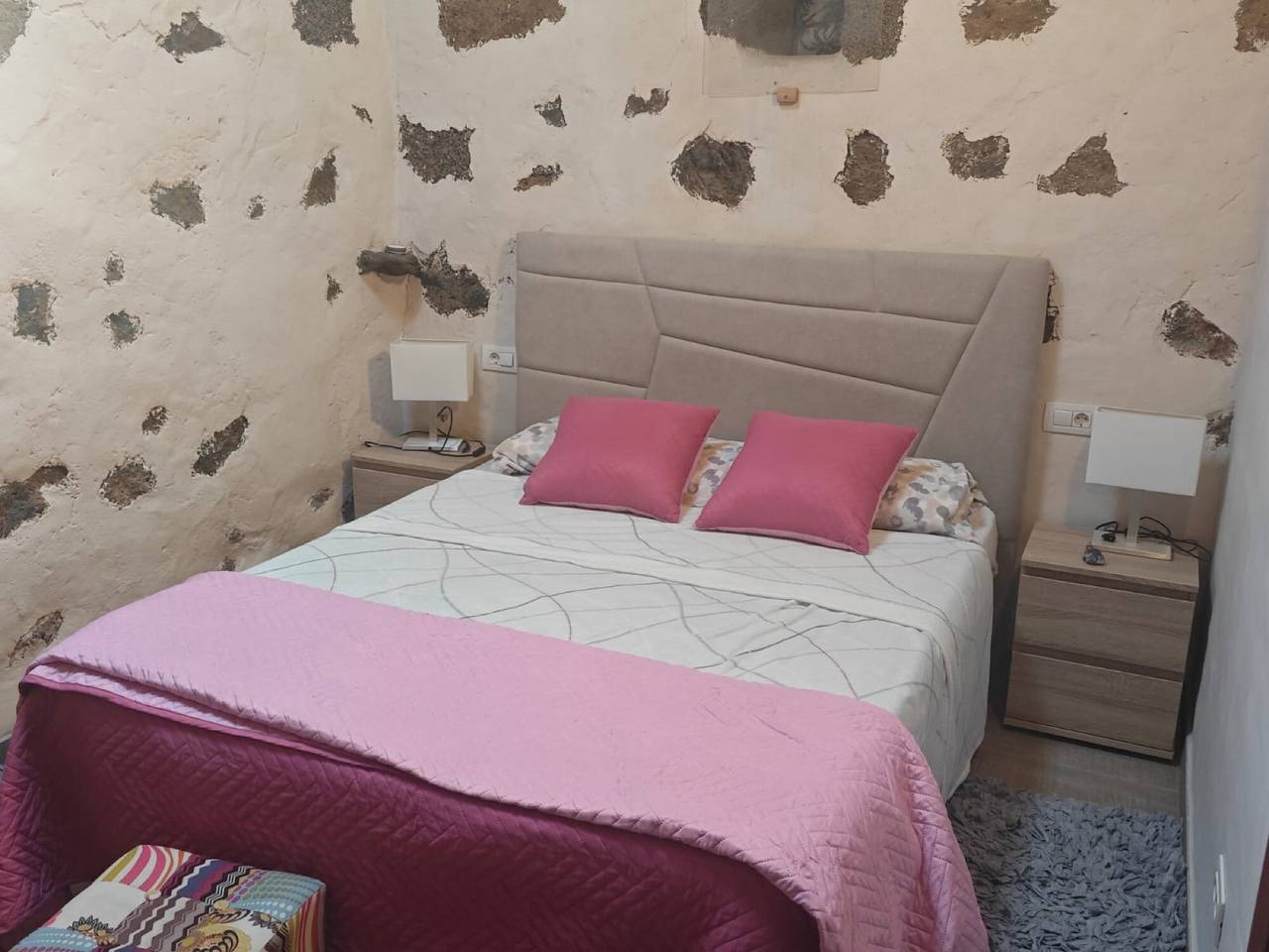 Ferienhaus 'El Tablero' mit Meerblick, privater Terrasse und Wlan in Mancha Blanca, Tinajo