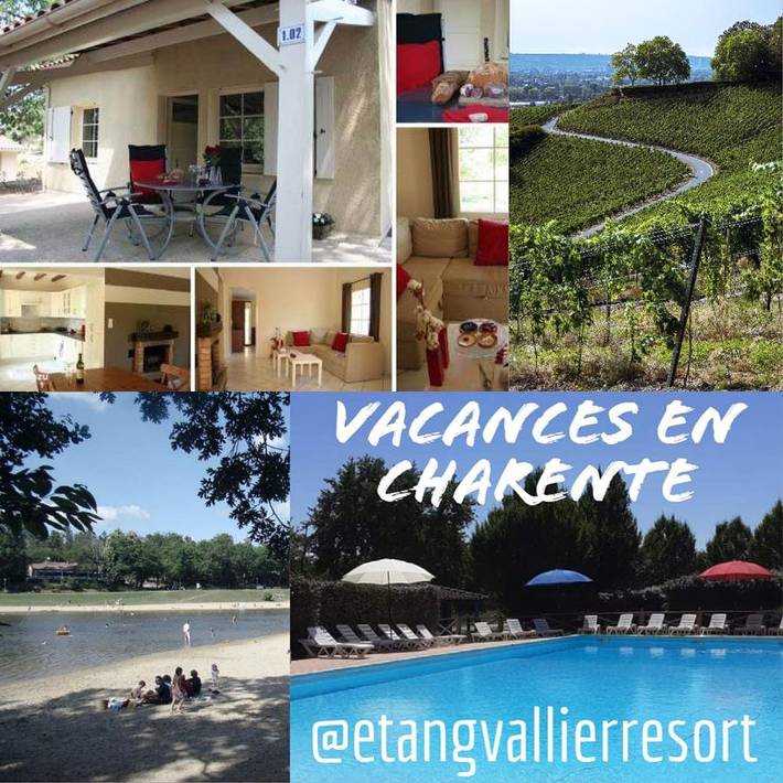 Gîte pour 8 personnes, avec jardin et piscine à Brossac