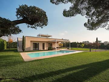 Ferienhaus für 4 Personen, mit Seeblick und Garten, mit Haustier am Gardasee