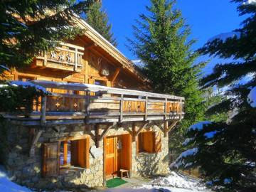 Chalet pour 8 personnes, avec terrasse, adapté aux familles dans Les Deux Alpes
