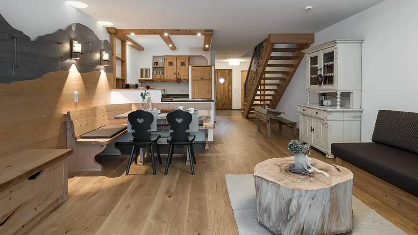 Ferienwohnung für 5 Personen, mit Sauna und Balkon sowie Garten in Petting - 2