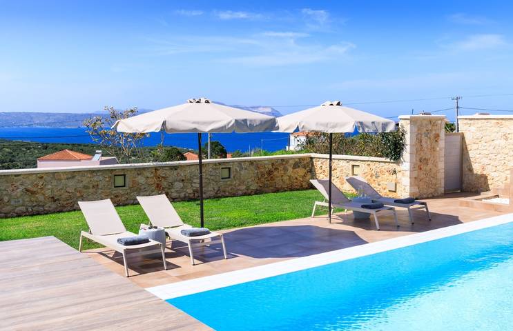 Villa für 6 Personen mit Garten in Kokkino Chorio, Vamos