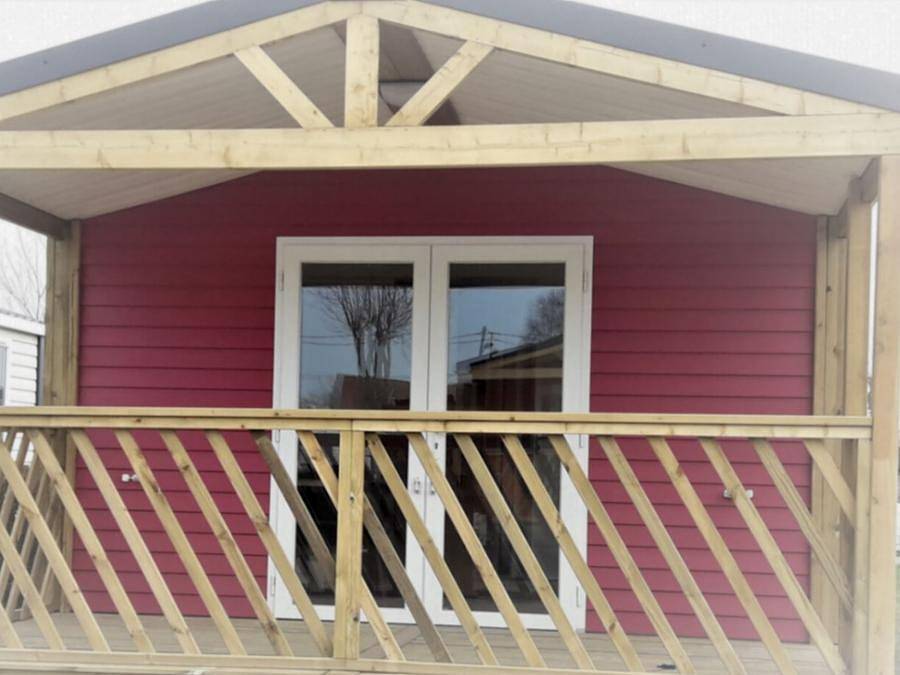 Camping Paradis Le Royon - Mobile home 4 persons - 4 people comfort 2 bedrooms in Fort-Mahon-Plage, Abbeville region