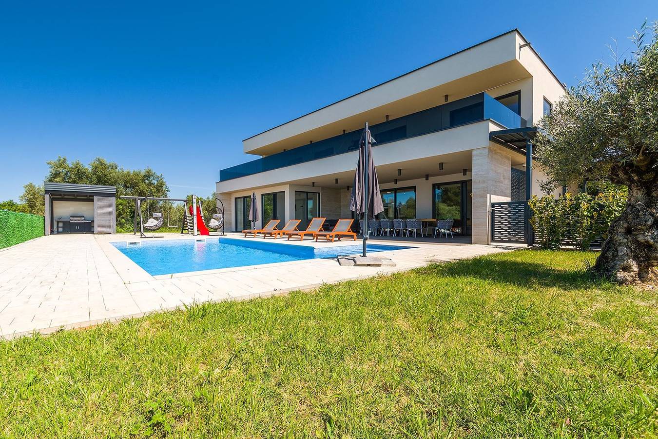 Villa Jura – Moderne Villa mit Pool, Wellness und Meerblick in Grad Vodnjan, Südküste Istrien