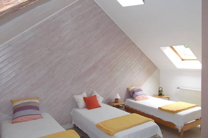Gîte pour 12 personnes, avec jardin et terrasse à Saint-Gravé - 4