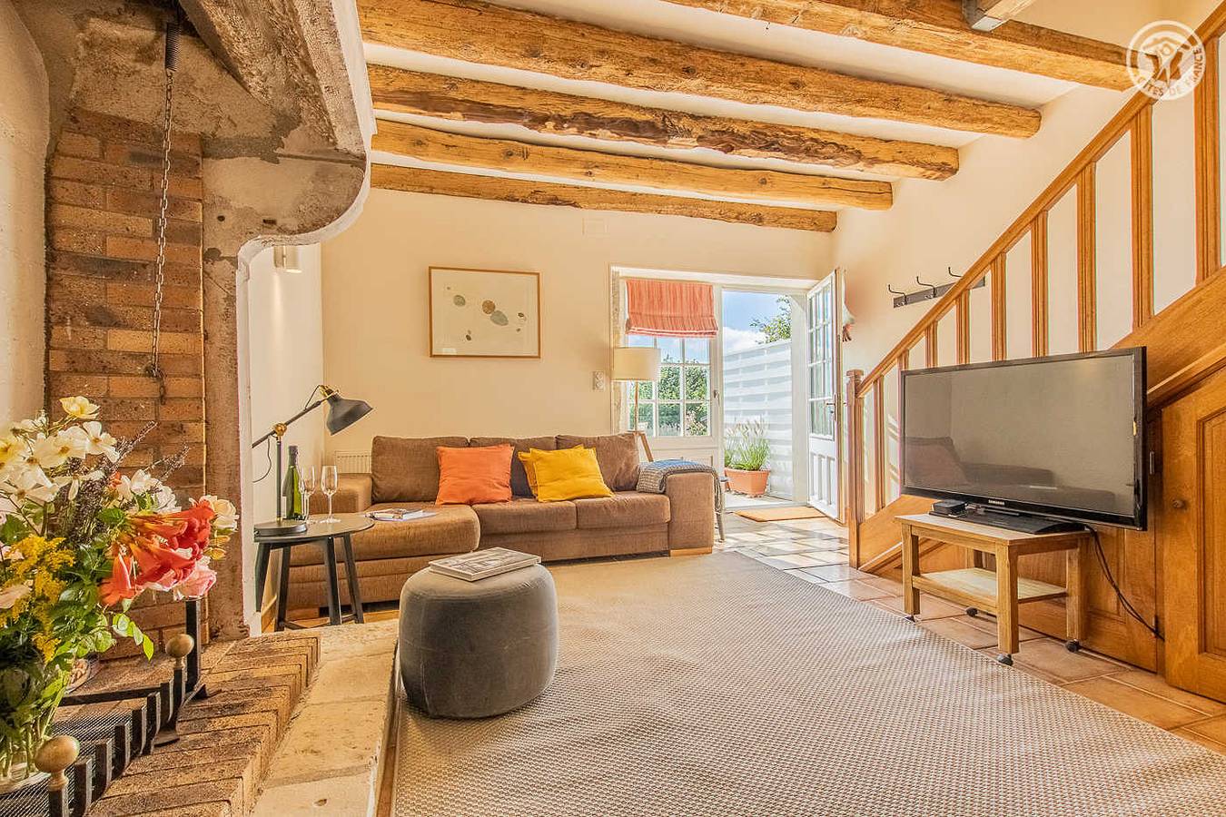 Gîte für 2 Personen mit Garten in Saint-Sernin-du-Plain, Autun und Umgebung