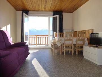 Gîte pour 6 personnes, avec balcon à Huez