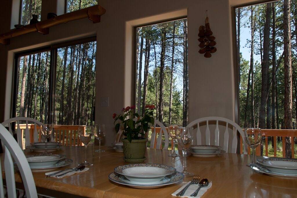 Log Cabin for 10 Guests in Angel Fire, Colfax County