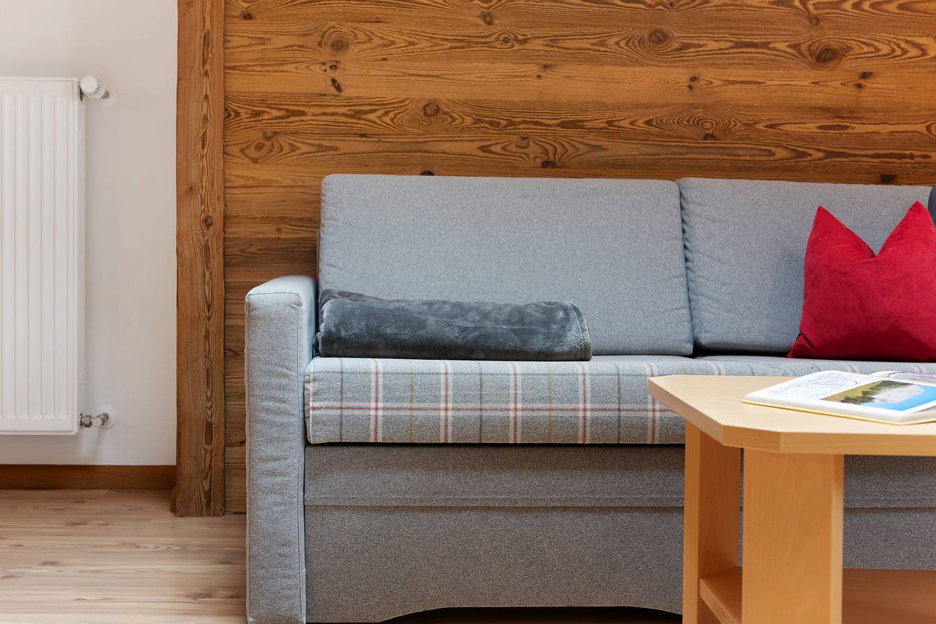 Appartamento intero, Appartamento 'Schgagul Puflatsch' con vista sulle montagne, giardino in comune e Wi-Fi in Tiosels, Castelrotto