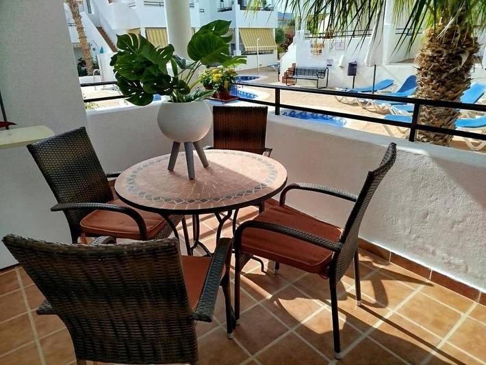 Gîte pour 5 personnes, avec vue ainsi que piscine et jardin, adapté aux familles à San Juan de los Terreros - 4