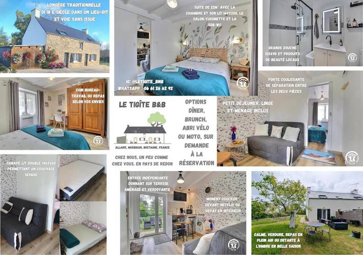 Location de vacances pour 4 personnes, avec Terrasse ainsi que Jardin et Vue à Allaire