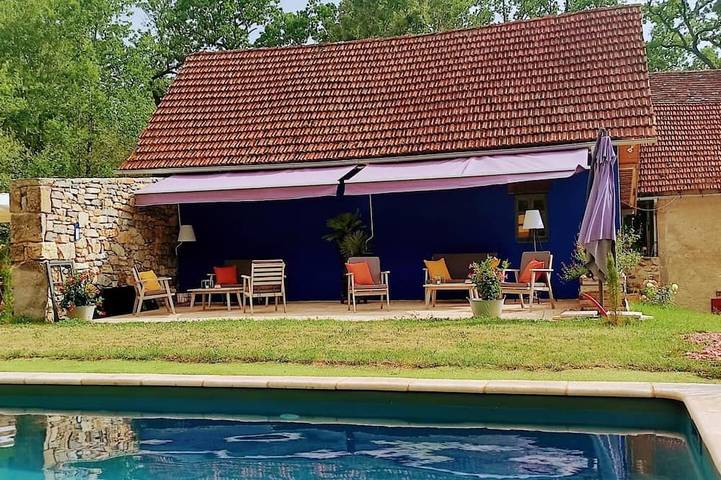 Maison de vacances pour 6 personnes, avec piscine et jardin