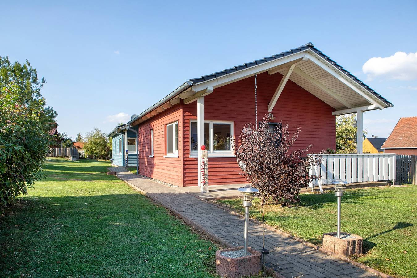 Ferienhaus 'Ferienhaus Rot' mit privater Terrasse, privatem Garten und Wi-Fi in Hörselberg-Hainich, Hainich