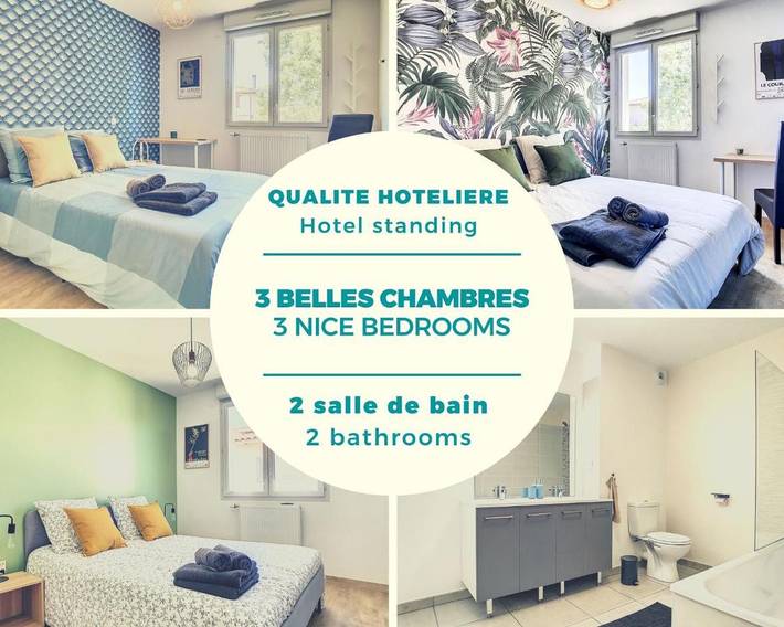 Villa pour 8 personnes, avec Terrasse et Jardin
