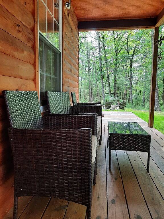 Remote Cabin Surrounded by Wilderness in Seneca Rocks
