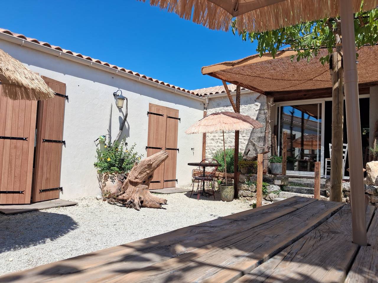 Chambres d’hôtes La Marouette 3 avec terrasse partagée et Wi-Fi in Marennes-Hiers-Brouage, Côte de Beauté