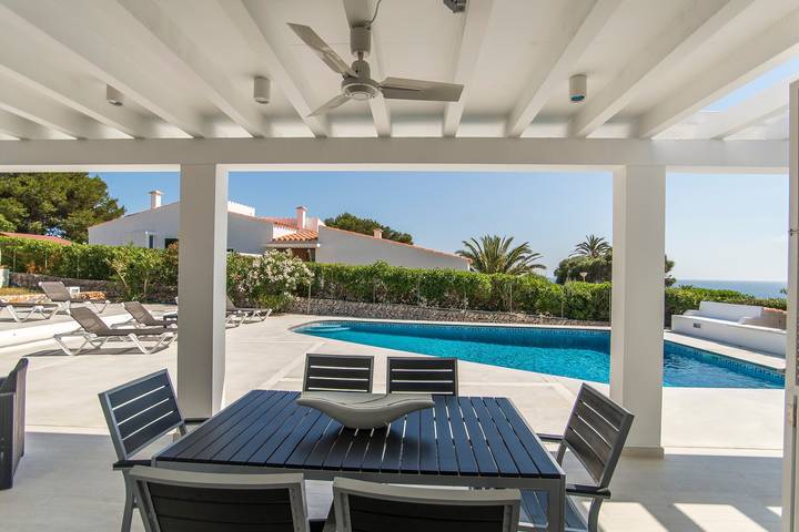 Superbe terrasse avec vue sur la mer - Villa Eva in Binibeca, Sant Lluís