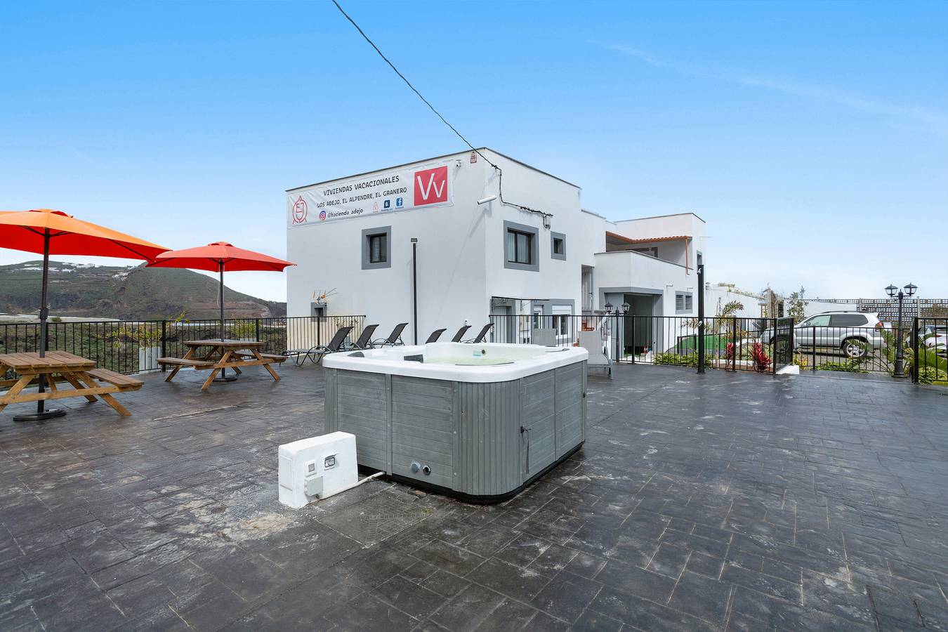 Ferienhaus 'El Alpendre' mit gemeinsamer Terrasse, Gemeinschaftsgarten und Wi-Fi in Los Toscales, Moya